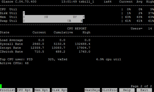 HP-UX在线性能监控工具GlancePlus介绍(一) - 王大头 - 王大头